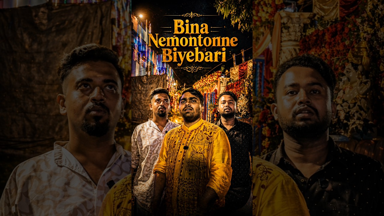 bina nemontonne biye 🤡 #shorts #comedy