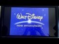WALT DISNEY HOME ENTERTAINMENT ENGLISH VHS
