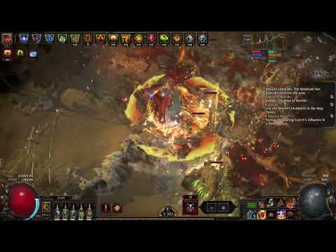 Path of Exile 3.18 Righteous Fire Inquisitor progressing part 2