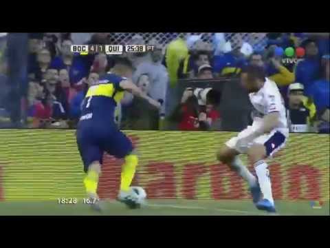 Gol de Dario Benedetto Hat Trick - Boca Juniors 4 x 1 Quilmes - Fecha 4 - Liga Argentina