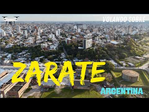Zarate Buenos Aires Argentina DRONE FOOTAGE