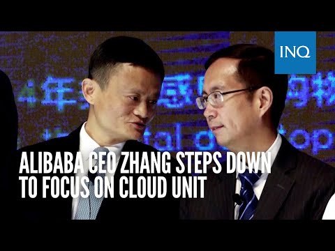 Alibaba CEO Zhang steps down to focus on cloud unit
