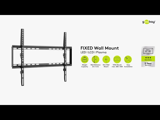 Vidéo teaser pour TV wall mount Basic FIXED (L)