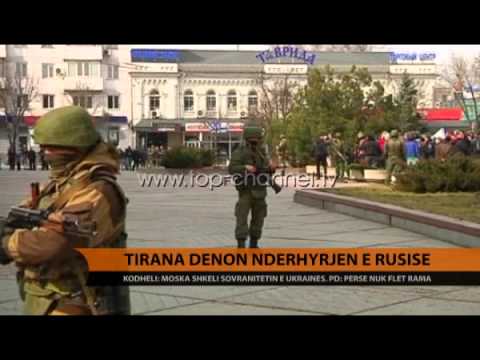 Tirana dënon ndërhyrjen e Rusisë - Top Channel Albania - News - Lajme