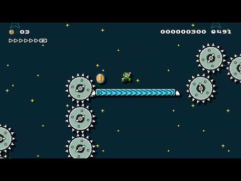 Low gravit platforming by Marionirva - Super Mario Maker 2 - No Commentary 1cb 022020