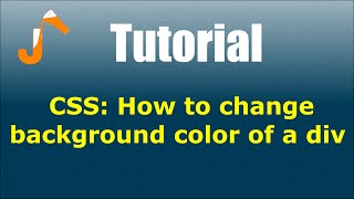 CSS: How to change background color of a div