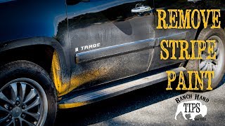 Remove Road Paint From Vehicle