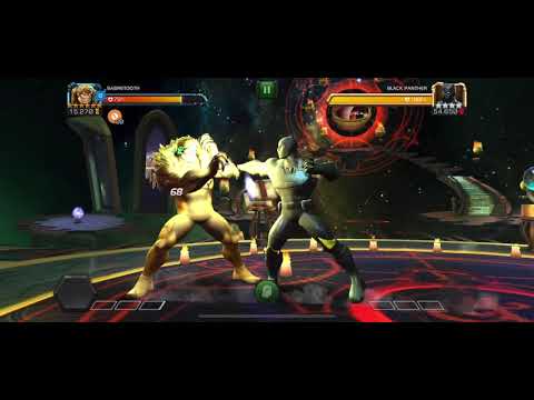 Rank 2 6* Sabretooth VS RoL Black Panther | Marvel Contest Of Champions