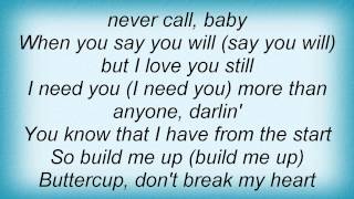 Busted - Build Me Up Buttercup Lyrics