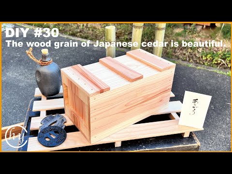How to make a Japanese toolbox, made by Japanese.No screws are used.DIY#30