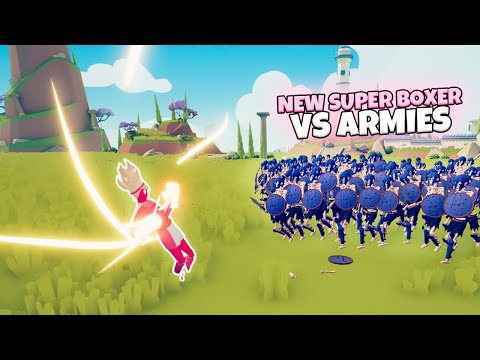 NEW SUPER BOXER VS ARMIES | TABS UPDATE GAMEPLAY