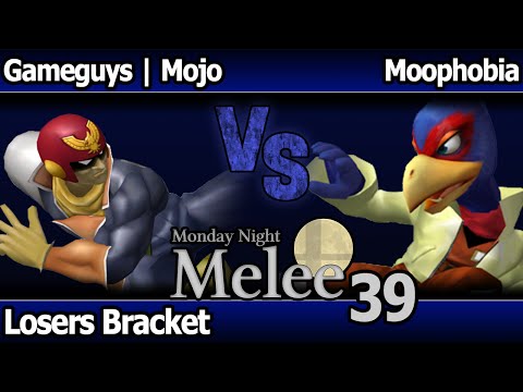 MNM 39 Melee - Gameguys | Mojo (Falcon, Peach) vs Moophobia (Falco) - Losers Bracket
