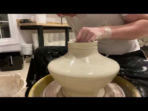 Joining a two piece vase