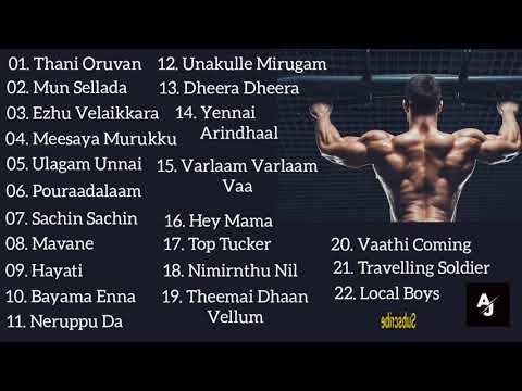 Workout Playlist Tamil | Tamil Motivational Songs for Workout | Workout Songs Audio Jukebox | Vol-02