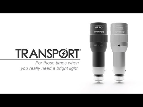 TRANSPORT by NEBO - Rechargeable LED Flashlight (Uses 12V Outlet)