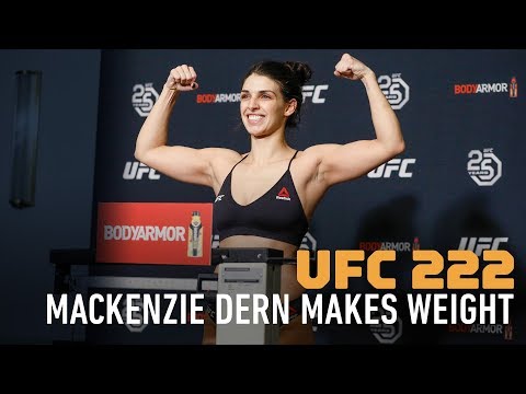 UFC 222 Weigh-Ins: Mackenzie Dern Makes Weight- MMA Fighting