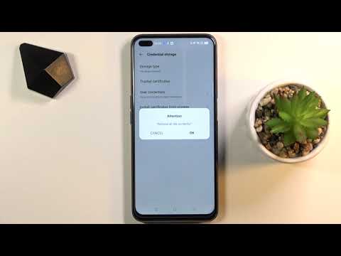 How to Clear Credentials on OPPO Reno4 Z– Remove All Credentials