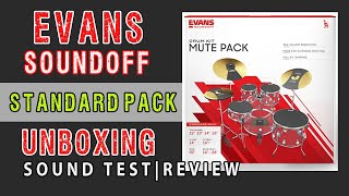 Video thumbnail for EVANS SOUNDOFF | DRUM MUTE PACK | STANDARD SET by Ody Ulfa