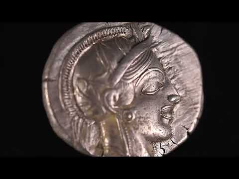 Attyka, Tetradrachm, 454-404 BC, Athens, Srebro, NGC, AU(55-58), SNG-Cop:31