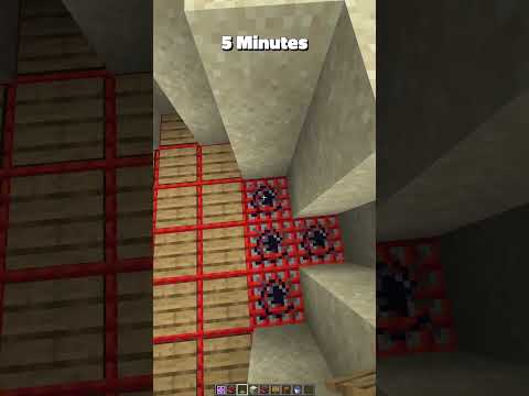 Minecraft Trap at Different Times (World's Smallest Violin)