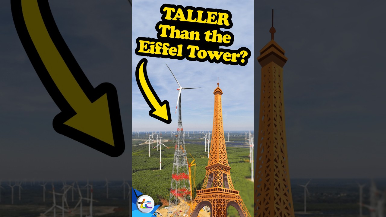 Germany Just Built A Wind Turbine Taller Than The Eiffel Tower!