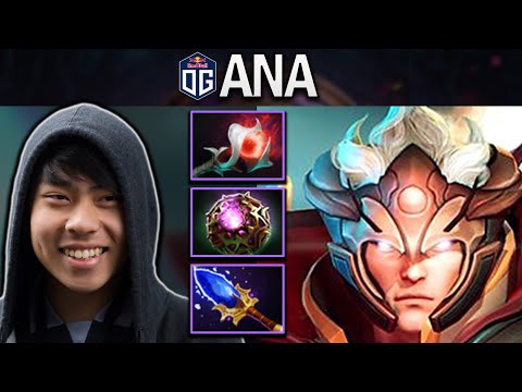 OG.ANA INVOKER WITH MALEVOLENCE - DOTA 2 7.27 GAMEPLAY
