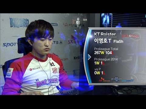 [SPL2014] FlaSh(KT) vs eMotion(SAMSUNG) Set1 Yeonsu -EsportsTV,SPL