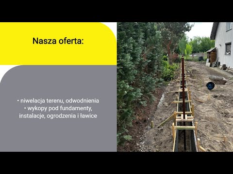 P&M KOPART-usługi koparko-ładowarką oraz minikoparką - video