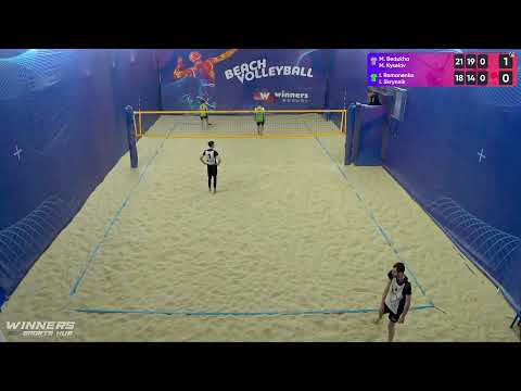 09:25 M. Bedukha / M. Kyselov - I. Romanenko / I. Skrynnik 19.06.2022 | Winners Beach Volleyball