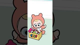 「おもちゃ大作戦🧸」#animation #shorts  #kawaiiart #kawaii #育児あるある