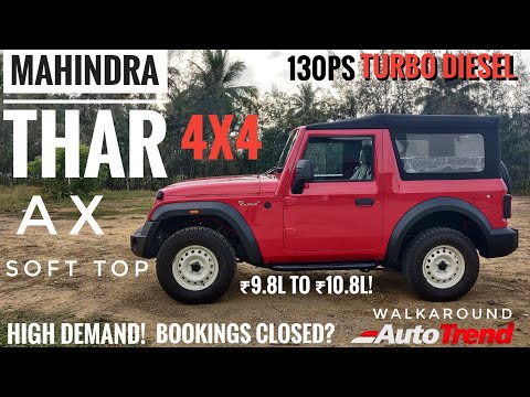 Mahindra Thar AX Base Variant Walkaround Review!