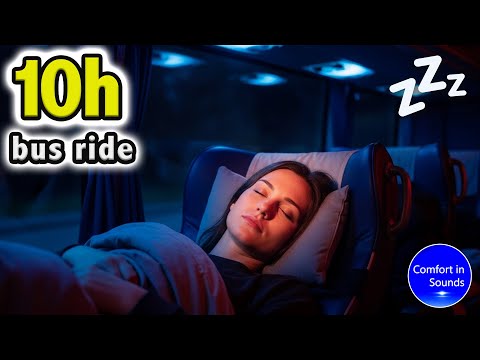 Heater Noise Inside a Luxury Travel Bus Ride to Sleep Deeply - New Version - Deep Relaxation