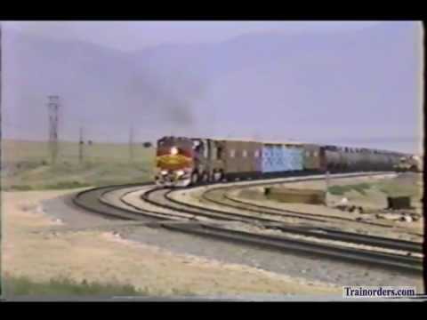 Classic Railroad Series 484 - BNSF WB at Dalies, NM July 4, 1997