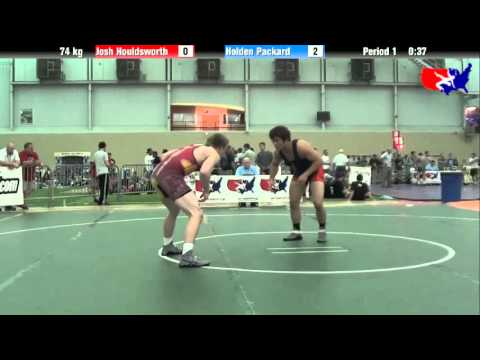Josh Houldsworth vs. Holden Packard at 2013 ASICS University Nationals - FS
