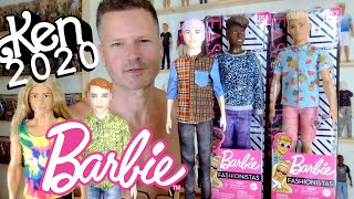 THE KEN FASHIONISTAS OF 2020 COMPLETE COLLECTION MATTEL BARBIE DOLL UNBOXING REVIEW