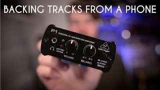 How to Run Backing Tracks From a Phone