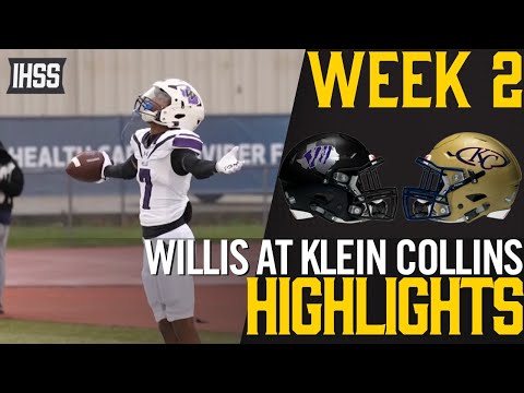 Willis Dominates Klein Collins in Rainy Showdown | High School Football Highlights