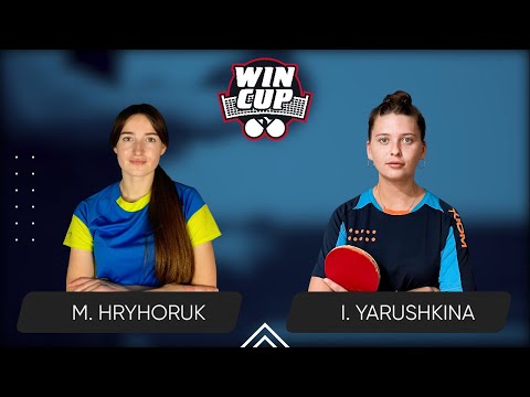 07:00 Mariana Hryhoruk  - Iryna Yarushkina West 1 WIN CUP 14.01.2024 | TABLE TENNIS WINCUP