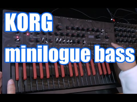 KORG minilogue bass Demo & Review
