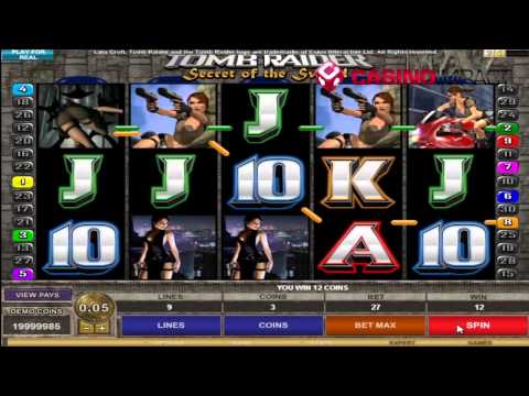Tomb Raider Secret of the Sword Video Slot video review by CasinoImpact.com
