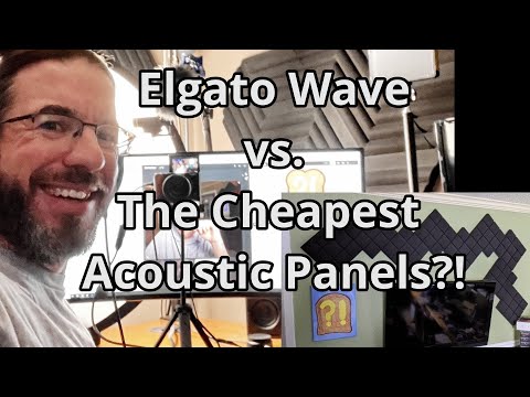 Brian and Pat Geek Out About Their Inexpensive Acoustic Treatment (Elgato Wave vs. Semi-DIY Panels)