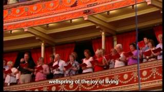 ODE TO JOY-JOYFUL, JOYFUL, WE ADORE THEE at ROYAL ALBERT HALL,LONDON