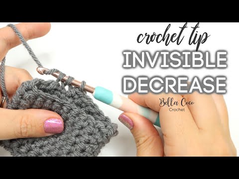 CROCHET TIP: INVISIBLE DECREASE  | Bella Coco Crochet
