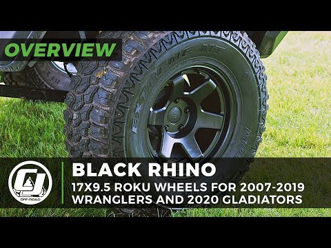 2018-2020 Jeep JL Wrangler Install: Black Rhino Roku Wheels
