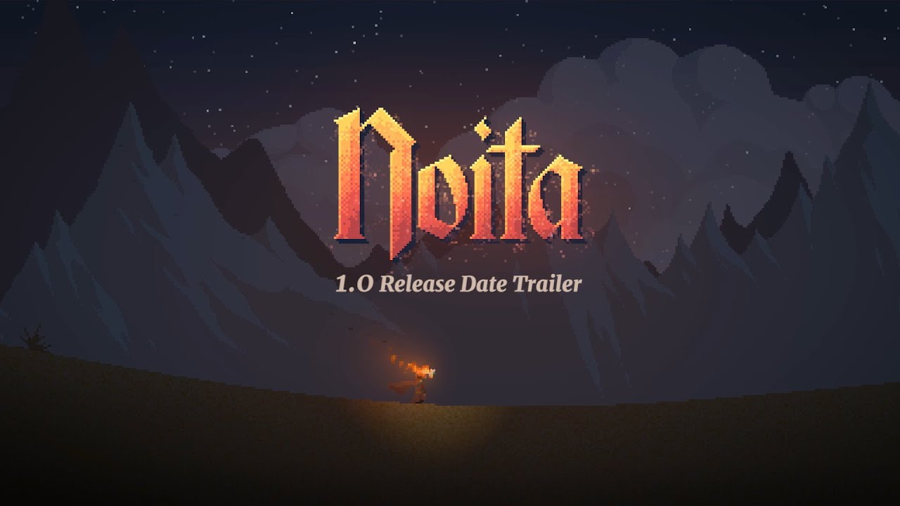 Noita 1.0 Release Date Trailer - YouTube