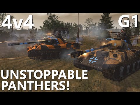 CoH2: Bloodbath 4v4 Hans' team vs Noggano's team G1