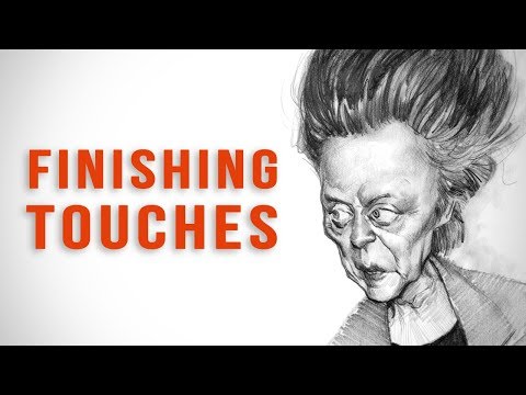 Finishing Your Drawing - Caricature Final Sketch