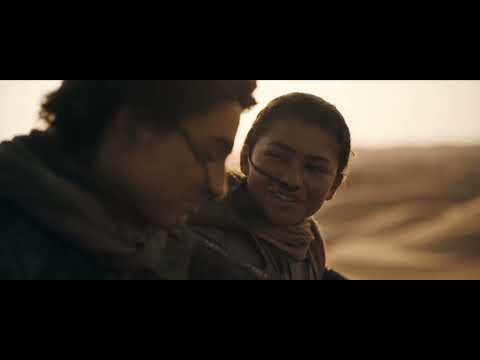 Paul and Chani kiss + Montage - Dune: Part Two