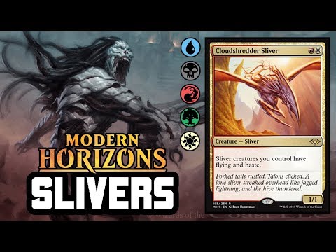 ⭐️ Five Color Slivers w/ Cloudshredder Sliver ► MODERN HORIZONS ◄ MTG Gameplay