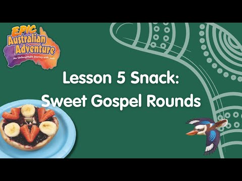 Lesson 5 Snack: Sweet Gospel Rounds | VBS 2025 Epic Australian Adventure